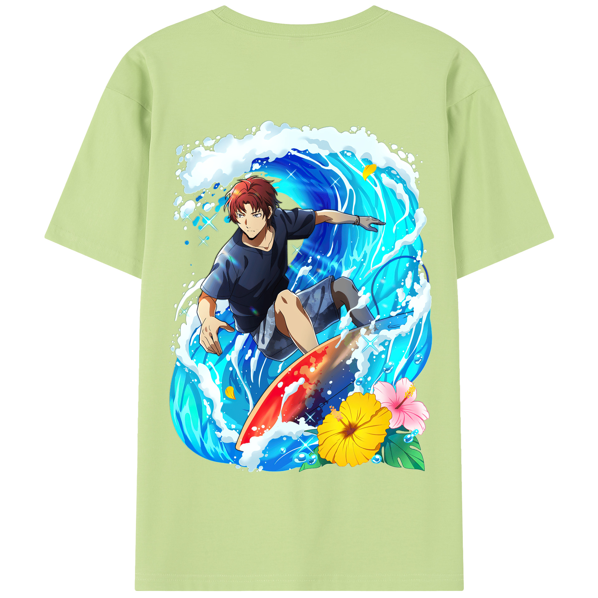 （画像用） 文豪ストレイドッグス Bungo Stray Dogs 綿100％半袖Tシャツ（背面プリント）